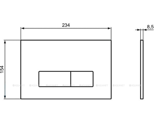 Кнопка смыва Ideal Standard Oleas M2 R0121JG