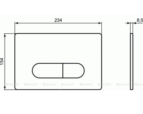 Кнопка смыва Ideal Standard Oleas R0115AA