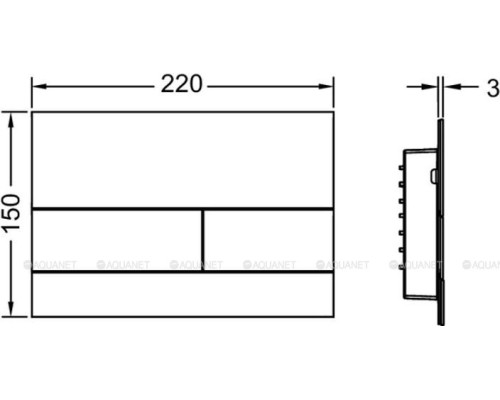 Кнопка смыва TECE TECEsquare II 9240833