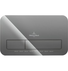 Кнопка смыва Villeroy & Boch ViConnect 922400RA серый глянец