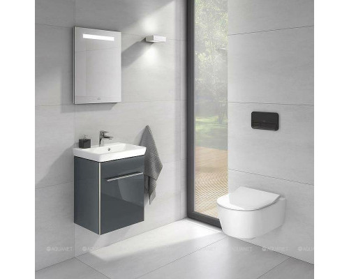 Кнопка смыва Villeroy & Boch ViConnect 922400RB черный глянец