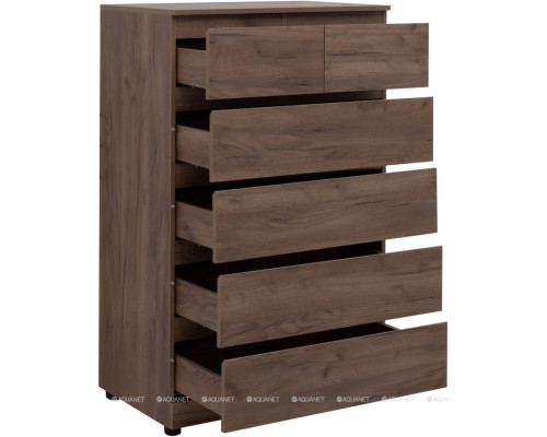 Комод Aquanet Сканди 80 дуб крафт (6 ящиков)