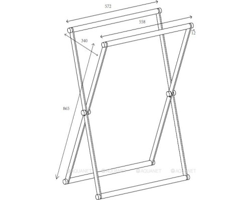 Корзина для белья Allen Brau Priority сталь/оливковый