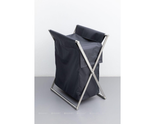 Корзина для белья Allen Brau Priority сталь/серый