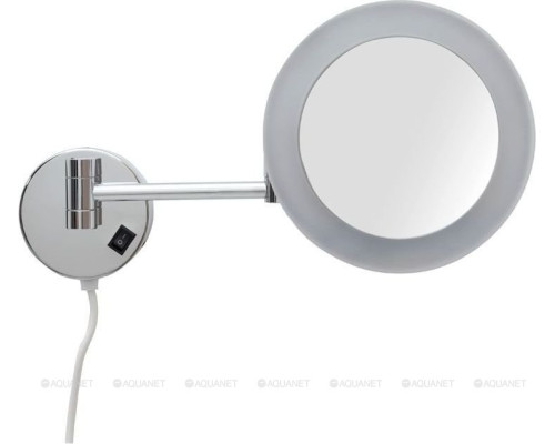 Косметическое зеркало Aquanet 1806D (20 см, с LED-подсветкой)