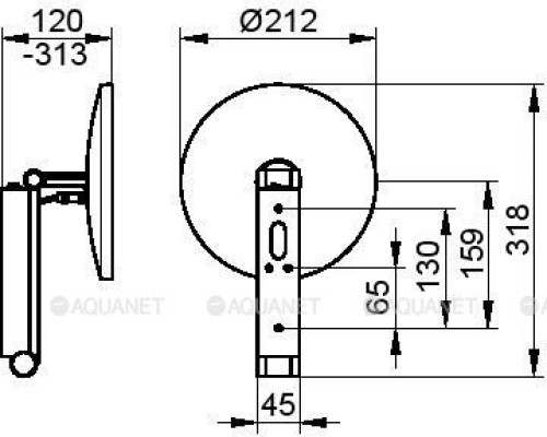 Косметическое зеркало Keuco iLook_move 17612039002