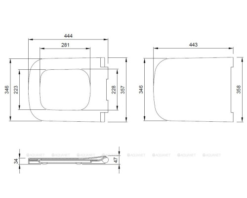 Крышка-сиденье для унитаза Allen Brau Infinity 4.21013.20 белый глянец