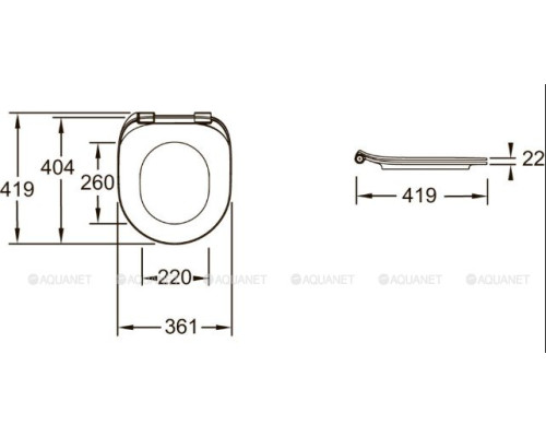Крышка-сиденье для унитаза Jacob Delafon Cleo1889 E24048-0 с микролифтом