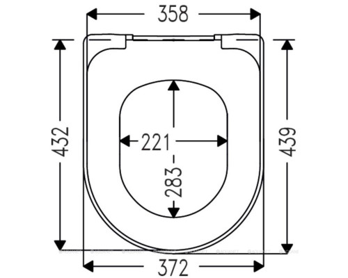 Крышка-сиденье для унитаза Villeroy & Boch Antao 8M67S1AM миндальный