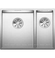 Кухонная мойка Blanco Claron 340/180-U 521609 нерж. сталь зерк.пол. левая