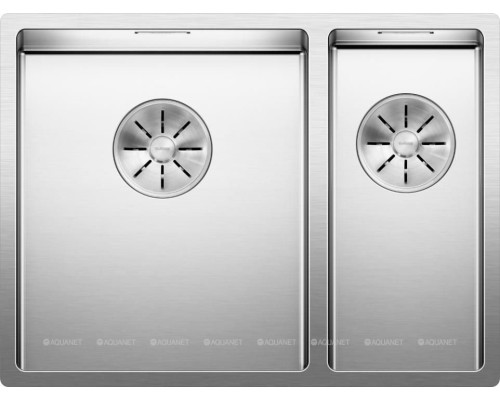 Кухонная мойка Blanco Claron 340/180-U 521609 нерж. сталь зерк.пол. левая