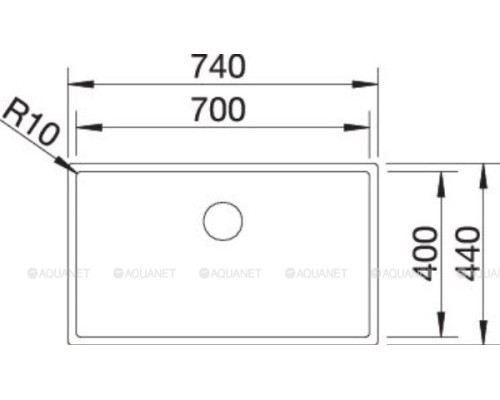 Кухонная мойка Blanco Claron 700-IF 523391 нерж. сталь мат Durinox In Fino