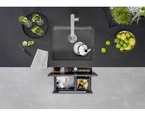 Кухонная мойка Blanco Zerox 500-U Dark Steel 526243