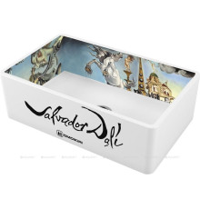 Кухонная мойка Omoikiri Mikura 76-Dali 4993023 Natceramic/белый с рисунком