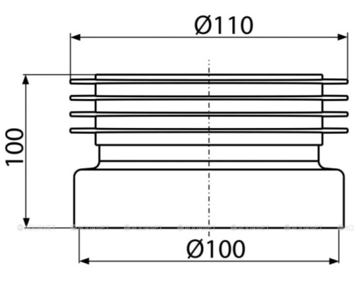 Манжета для унитаза AlcaPlast A99