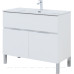Мебель для ванной Aquanet Алвита New 100 1 ящик, 2 дверцы, белый матовый