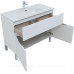 Мебель для ванной Aquanet Алвита New 100 1 ящик, 2 дверцы, белый матовый