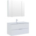 Мебель для ванной Aquanet Алвита New 100 2 ящика, белый матовый