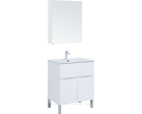 Мебель для ванной Aquanet Алвита new 70 напольная белый матовый
