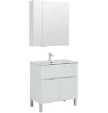 Мебель для ванной Aquanet Алвита New 80 1 ящик, 2 дверцы, белый матовый
