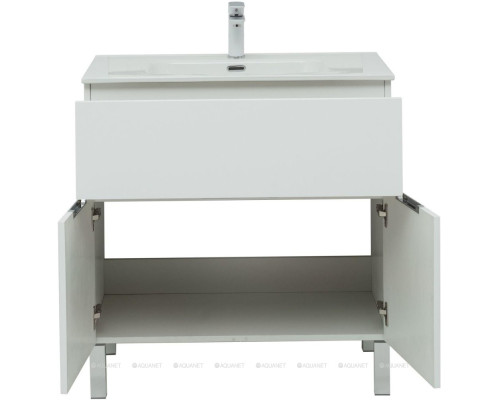 Мебель для ванной Aquanet Алвита New 80 1 ящик, 2 дверцы, белый матовый
