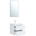 Мебель для ванной Aquanet Беркли 50 белый глянец (2 ящика)