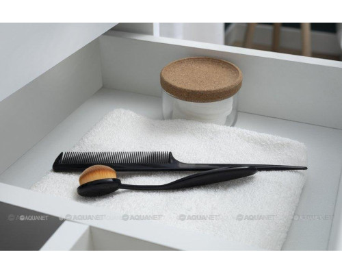 Мебель для ванной Aquanet Беркли 60 белый/дуб рошелье (зеркало дуб рошелье)