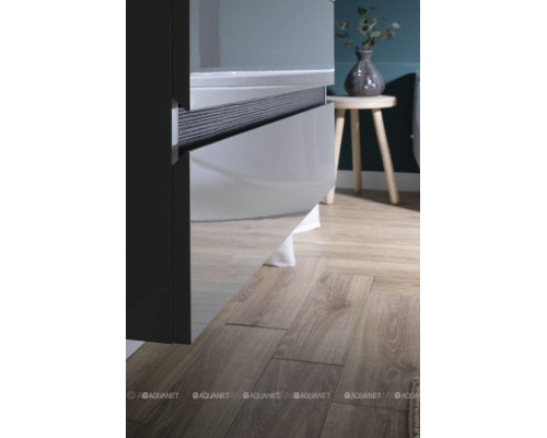 Мебель для ванной Aquanet Беркли 60 белый/дуб рошелье (зеркало дуб рошелье)