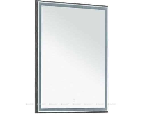 Мебель для ванной Aquanet Беркли 60 белый/дуб рошелье (зеркало дуб рошелье)