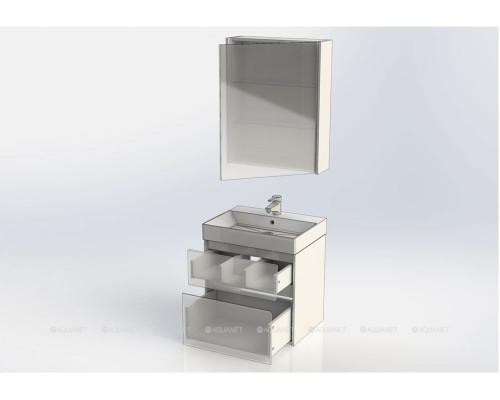 Мебель для ванной Aquanet Бруклин 60 белый