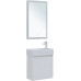 Мебель для ванной Aquanet Nova Lite 50 белый глянец (с дверцей)