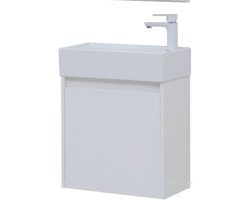 Мебель для ванной Aquanet Nova Lite 50 белый глянец (с дверцей)