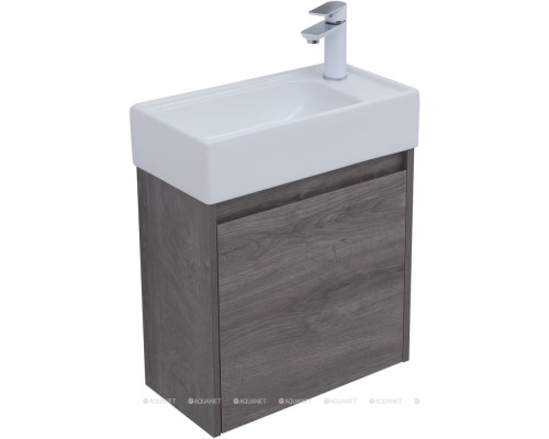 Мебель для ванной Aquanet Nova Lite 50 дуб рошелье (с дверцей)