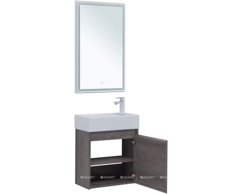 Мебель для ванной Aquanet Nova Lite 50 дуб рошелье (с дверцей)