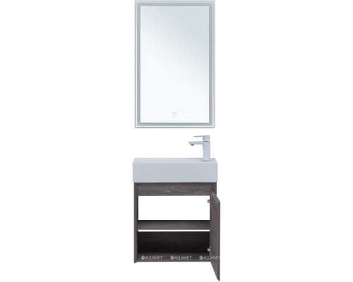 Мебель для ванной Aquanet Nova Lite 50 дуб рошелье (с дверцей)