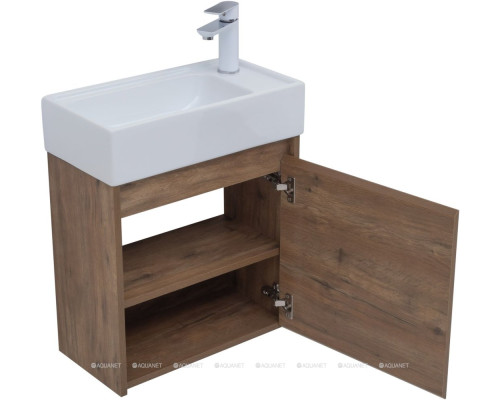 Мебель для ванной Aquanet Nova Lite 50 дуб рустикальный (с дверцей)