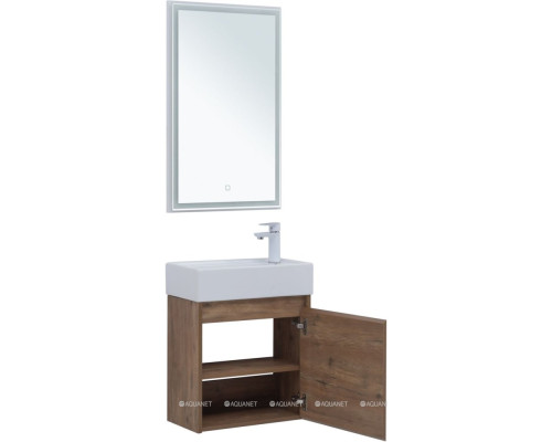 Мебель для ванной Aquanet Nova Lite 50 дуб рустикальный (с дверцей)