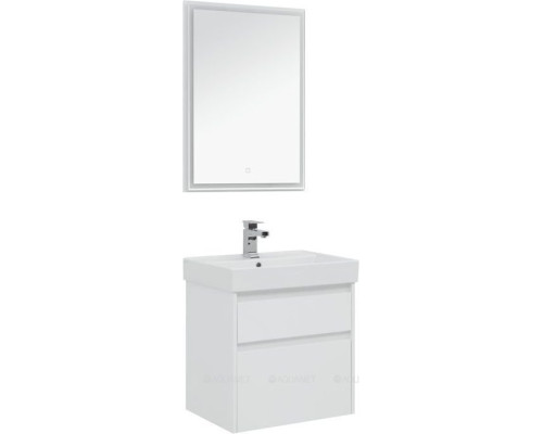 Мебель для ванной Aquanet Nova Lite 60 белый (2 ящика)