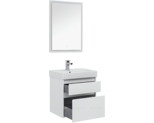 Мебель для ванной Aquanet Nova Lite 60 белый (2 ящика)