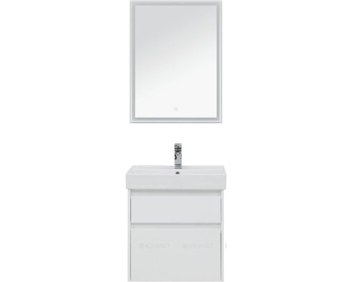 Мебель для ванной Aquanet Nova Lite 60 белый (2 ящика)
