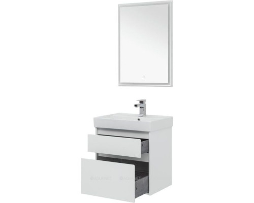Мебель для ванной Aquanet Nova Lite 60 белый (2 ящика)