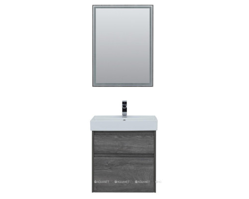 Мебель для ванной Aquanet Nova Lite 60 дуб рошелье (2 ящика)