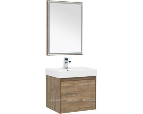 Мебель для ванной Aquanet Nova Lite 60 дуб рустикальный (1 ящик)