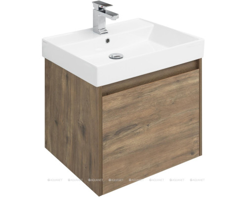 Мебель для ванной Aquanet Nova Lite 60 дуб рустикальный (1 ящик)