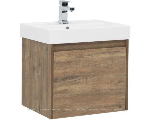 Мебель для ванной Aquanet Nova Lite 60 дуб рустикальный (1 ящик)