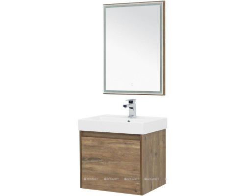 Мебель для ванной Aquanet Nova Lite 60 дуб рустикальный (1 ящик)