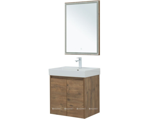 Мебель для ванной Aquanet Nova Lite 60 дуб рустикальный (2 дверцы)