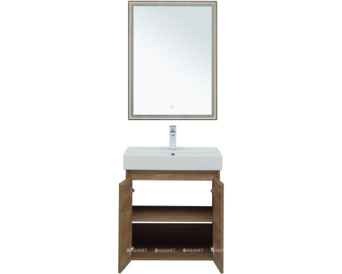 Мебель для ванной Aquanet Nova Lite 60 дуб рустикальный (2 дверцы)