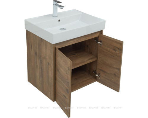 Мебель для ванной Aquanet Nova Lite 60 дуб рустикальный (2 дверцы)