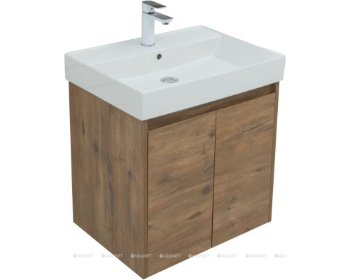 Мебель для ванной Aquanet Nova Lite 60 дуб рустикальный (2 дверцы)
